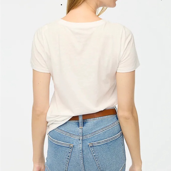 J Crew - power yellow Vintage slub cotton crewneck tee - Size XS - Picture 2 of 4